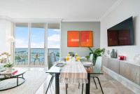 Remodeled Dec 2021, 2 BDRM Apart in Coconut Grove. Stunning Bay Views. FREE Parking, Gym, WI-FI