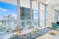 OVERLOOKING THE BAY, 2/2 CORNER CONDO, ABOVE W, FREE: POOL, SPA, GYM