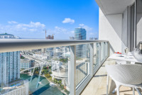 New Apartment. Brickell. River & City View. Free SPA, WI-FI, Pool, Gym