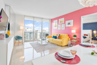 New Apartment. Brickell. River & City View. Free SPA, WI-FI, Pool, Gym