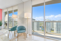 New Apartment. Brickell. River & City View. Free SPA, WI-FI, Pool, Gym