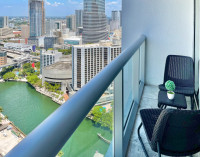 River & City Views, Design, Wi-Fi, Fully Equipped, Smart TV. Brickell, Miami