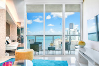 Unobstructed Front Bay View from the 48th Floor. Pool, Sauna, Gym. Icon Brickell
