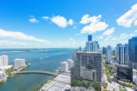 Unobstructed Front Bay View from the 48th Floor. Pool, Sauna, Gym. Icon Brickell