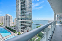 New Front Ocean Views Corner Apartment. Brickell, Miami